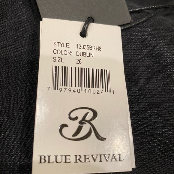 Blue Revival Size 26 Cowboy Style Jeans - Picture 2 of 2